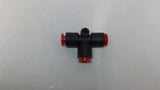 SMC 3-Way Tee Fitting 1/4" Lot Of 5