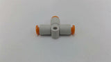 SMC 1/4" Tee Fittings Lot Of 7