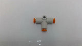 SMC 1/4" Tee Fittings Lot Of 7