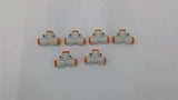 SMC Spore 3/8" Tee Fitting Lot Of 6