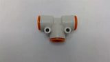 SMC Spore 1/2" Push-To-Connect Tee Fitting Lot Of 6