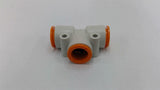 SMC Spore 1/2" Push-To-Connect Tee Fitting Lot Of 6
