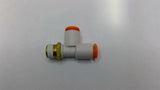 SMC 1/4"TEE X 1/8" Pipe Union Fitting Lot Of 7