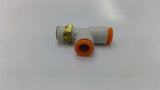 SMC 1/4"TEE X 1/8" Pipe Union Fitting Lot Of 7