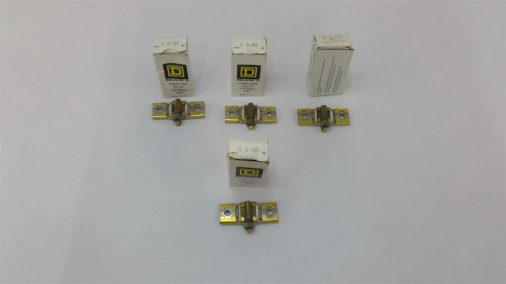 Square D B2.65 Overload Relay Thermal Unit Lot Of 4