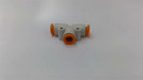 SMC Push-To-Connect Tee Fitting 1/4" Lot Of 6