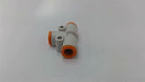 SMC Push-To-Connect Tee Fitting 1/4" Lot Of 6