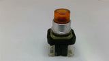 Allen Bradley 800T-QB24 Illuminated Orange Pushbutton 24 V AC/DC Lot Of 2