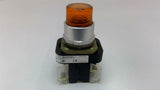 Allen Bradley 800T-QB24 Illuminated Orange Pushbutton 24 V AC/DC Lot Of 2