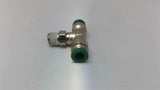 Prestolok 1/4" Tee x 1/8" Pipe Fitting Lot Of 6