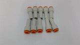 SMC Tube Adapter 3/8"x1 1/2" Lot Of 10