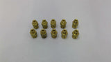 1/8" Brass Pressure Gauge Connector Lot Of 10