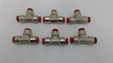Nycoil 5/16-88 MM Tee Fitting Lot Of 6