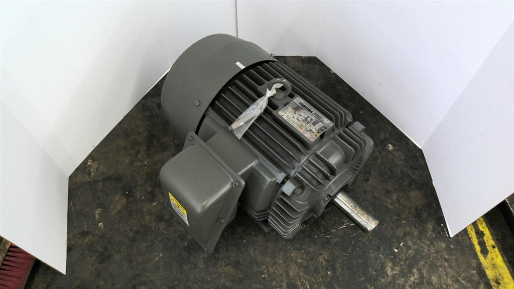 Toshiba 0254FTSA31A-P 25 HP AC Motor 1800 RPM 4P 3PH 284T 208-230/460 V TEFC