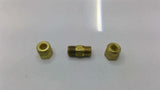 1/8"x1/8" Brass Tube Union Lot Of 30