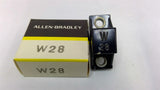Allen Bradley W28 Overload Heater Element Lot Of 3