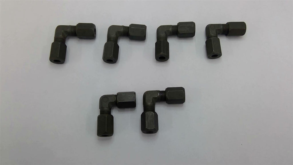90 Degree Elbow Pipe Fitting 1/4" Lot Of 6