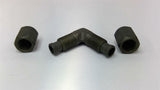 90 Degree Elbow Pipe Fitting 1/4" Lot Of 6