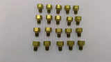 1/8-28 x 1/4-19 Brass Hex Fittings Lot Of 20