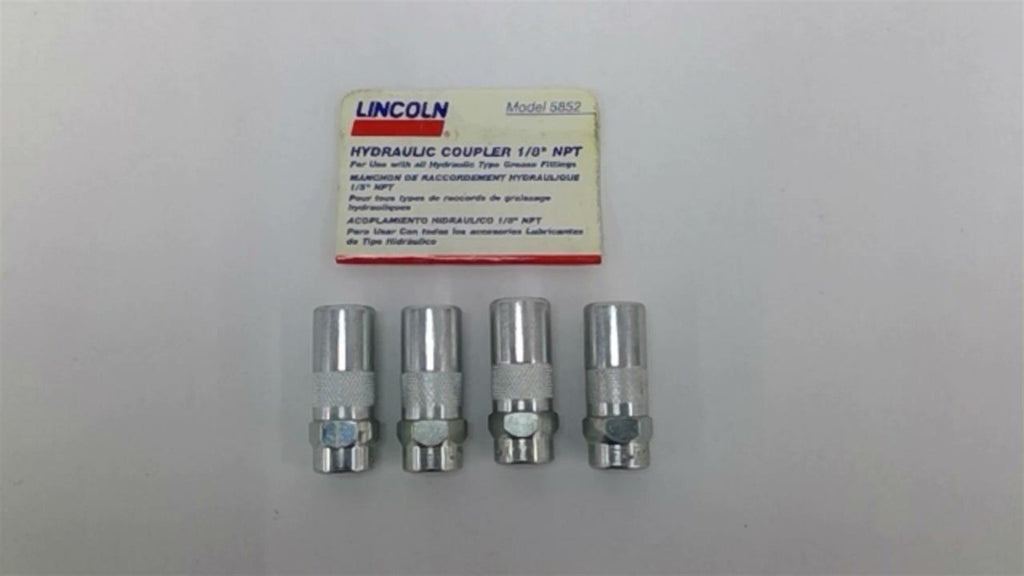 Lincoln 5852 Hydraulic Coupler 1/8" Lot Of 4