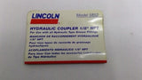 Lincoln 5852 Hydraulic Coupler 1/8" Lot Of 4