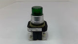 800T-QB24 Green Illuminated Pushbutton Series T 24 Volts AC/DC