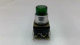 800T-QB24 Green Illuminated Pushbutton Series T 24 Volts AC/DC