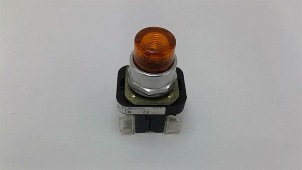 800T-QB24 Orange Illuminated Pushbutton Series T 24 Volt AC/DC