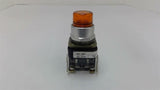 800T-QB24 Orange Illuminated Pushbutton Series T 24 Volt AC/DC