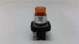 800T-QB24 Orange Illuminated Pushbutton Series T 24 Volt AC/DC