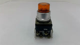 800T-QB24 Orange Illuminated Pushbutton Series T 24 Volt AC/DC