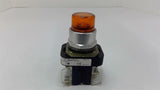 800T-QB24 Orange Illuminated Pushbutton Series T 24 Volt AC/DC