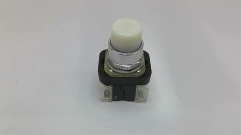 800T-QB24 White Illuminated Pushbutton Series T 24 Volt AC/DC