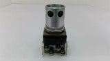 800T-QB24 Green Pilot Illuminated Pushbutton Series T 24 Volt AC/DC