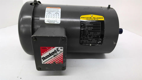 Baldor VM3554T 1.5hp AC Motor 1800rpm 4p 3ph 145TC 208-230/460v TEFC 60hz
