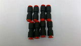 SMC 3/16" Straight Union Lot Of 8