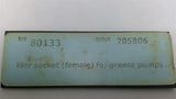 Iller Socket For Grease Pumps 1/2'NPT To 3/8" NPT