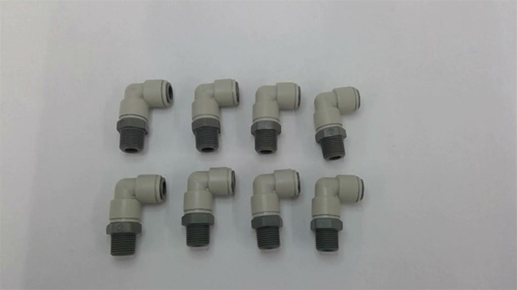 SK266-001 Push-To-Connect 90 Degree Tube Fitting 3/8" Lot Of 8