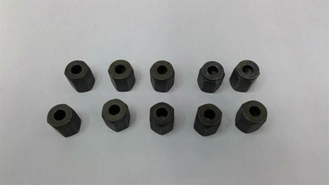 1/4" Steel Nuts For Fittings Lot Of 10