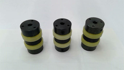 Double Disc Spacer Coupling 1/4" Bore Lot Of 3