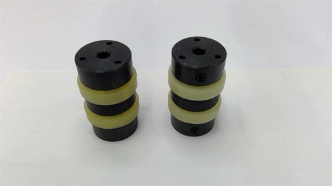 Double Disc Spacer Coupling 1/4" Bore Lot Of 2
