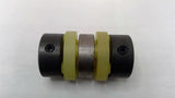 Double Disc Spacer Coupling 1/4" Bore Lot Of 2