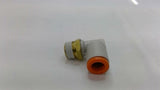 SMC 1/4" 90 Degree Elbow Pushlock Fittings Lot Of 8