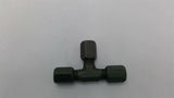 Flareless Tee 1/4" Hydraulic Fittings Lot Of 5