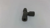 Flareless Tee 1/4" Hydraulic Fittings Lot Of 5