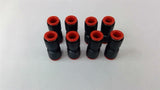 SMC 3/8" Push-To Connect Tube Fitting Lot Of 8
