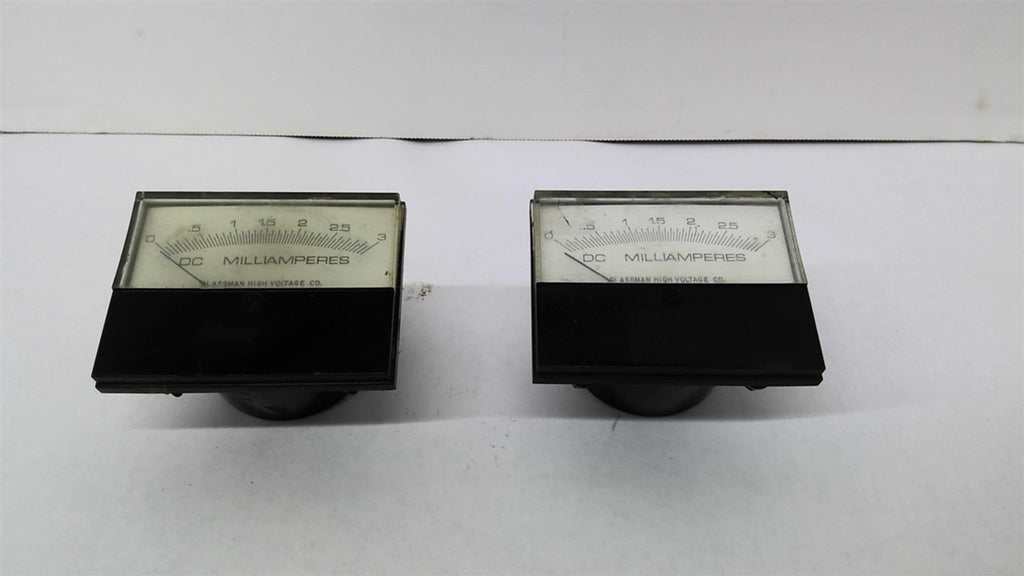 Beede 930114 DC Milliamperes Gauge Lot of 2