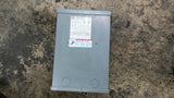 Square D 3S1F 3 KVA Transformer 480/240 Pri V 120/240 Sec V Single Phase