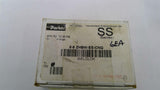 Parker 8-8ZHBW-SS-CNQ 3/16" Fittings Lot Of 5