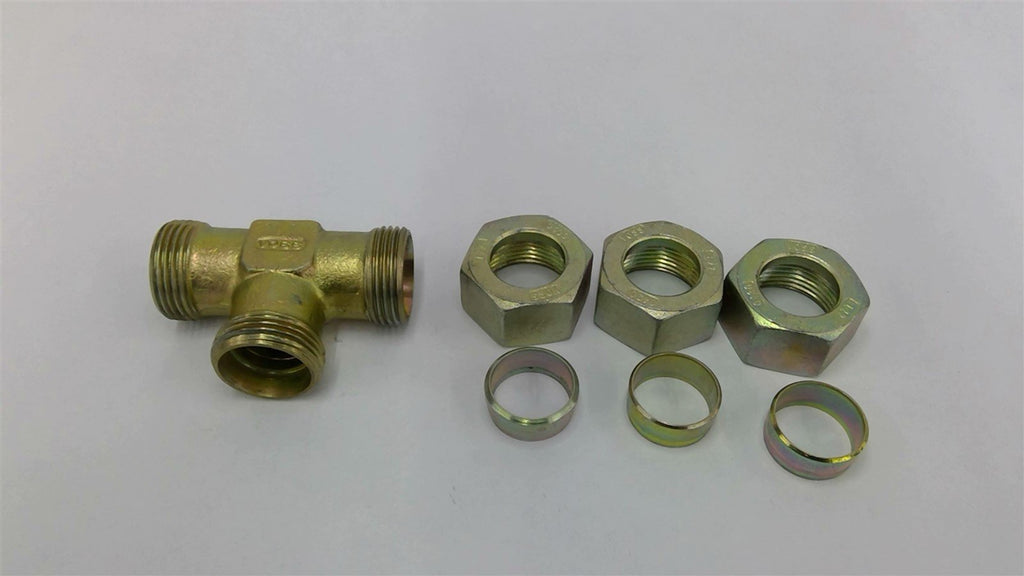 Voss Brass Tee 3/16" Fitting